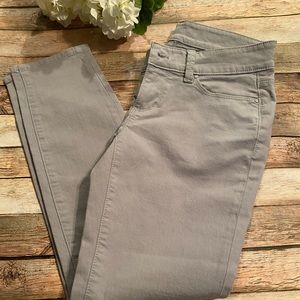 Ann Taylor Modern Fit Light Gray Skinny Ankle Pants Size 2P NEW